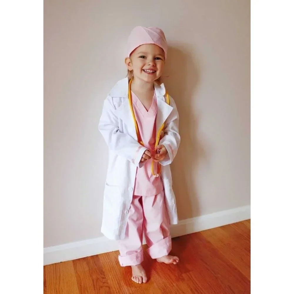 **NWT ReliBeauty Kids Doctor Costume Color‎ Pink Size 10-12**